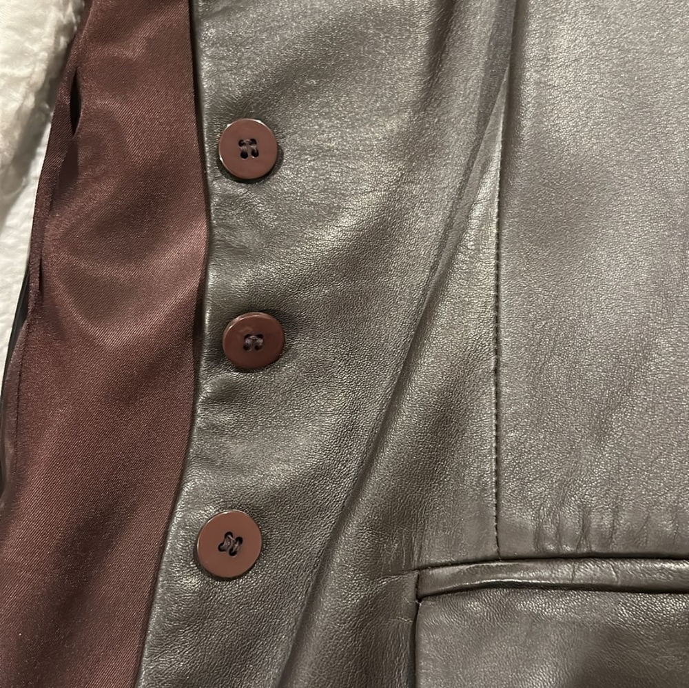 Leather Jacket, Iris Singer Collection - image 2